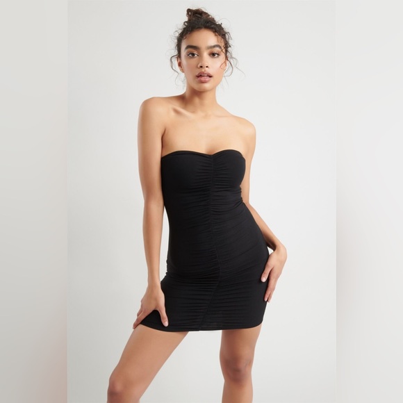 Garage Dresses Garage Ruched Bodycon Mini Dress Poshmark